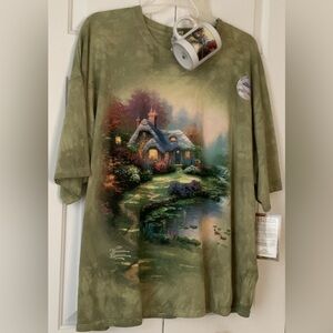 Thomas Kincade Everett’s Cottage 3XL T-Shirt & A Quiet Evening Mug Are Inspiring